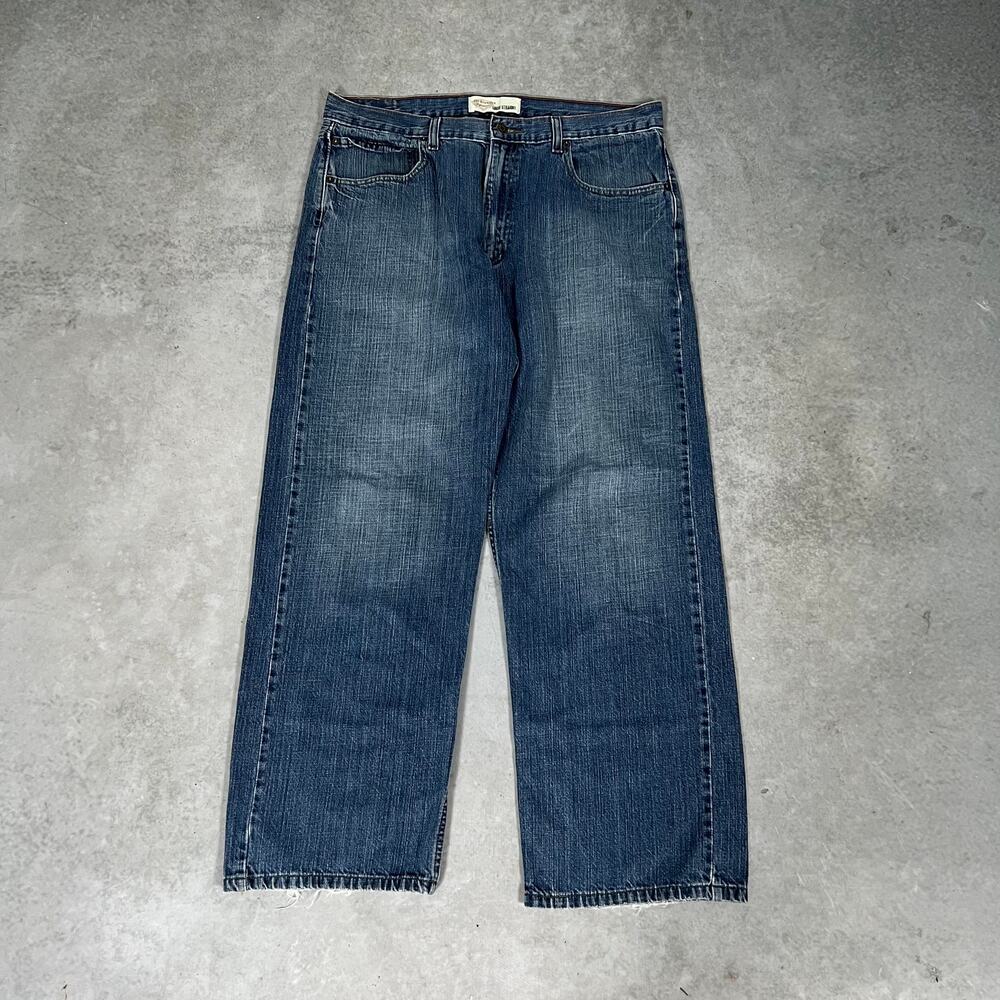 Vintage Levi Strauss Signature Loose Straight Men's 36x32 Jeans Baggy Denim
